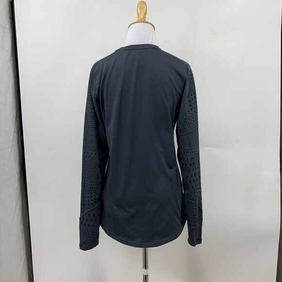 Under Armour Shirt Womens M Medium Grey Micro Fleece Long Sleeve Fitted ColdGear - Picture 5 of 11